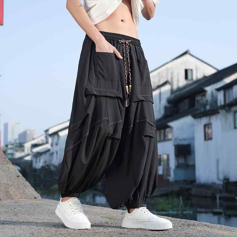 楽天市場】サルエルパンツ メンズ カジュアル ルーズ ゆったり ラフ