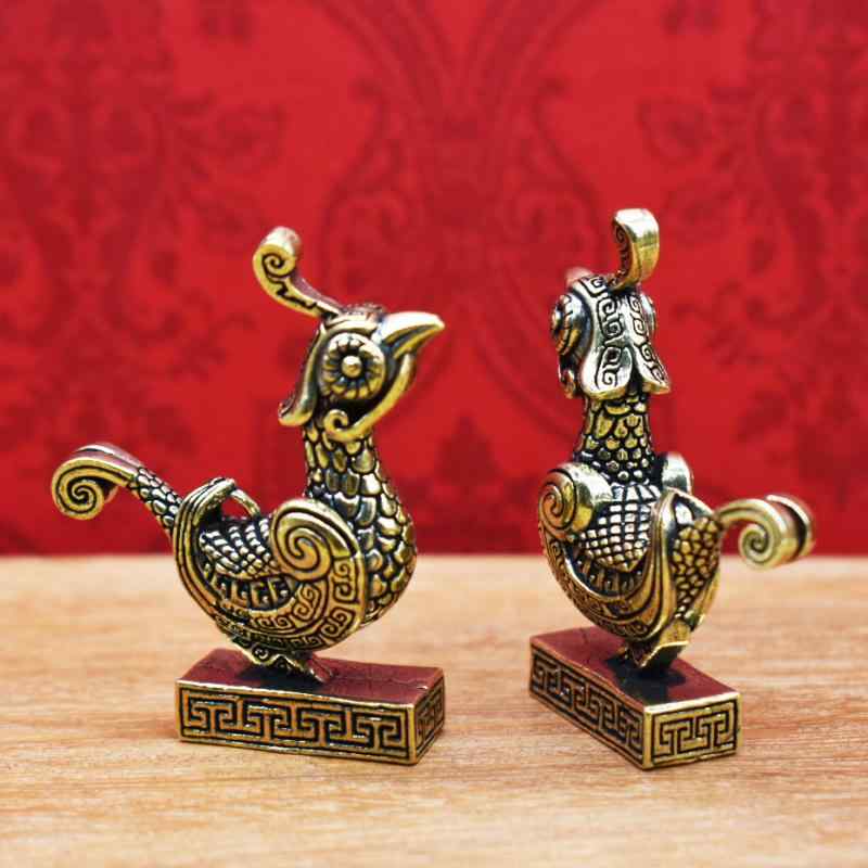 楽天市場】置物 銅雀 金烏 霊雀 鳥モチーフ 真鍮製 銅製 新古典 鋳造品