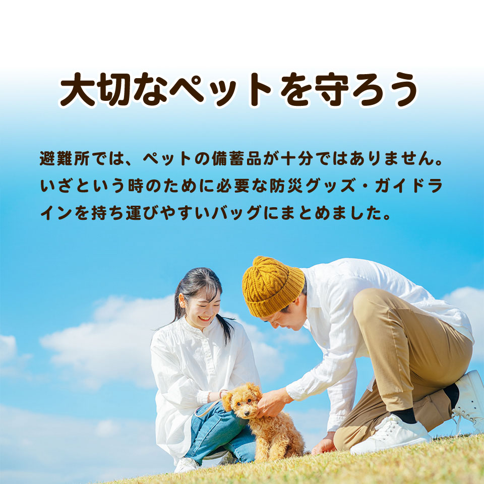 楽天市場】ペット防災セット 6点セット 8点セット【送料無料】ペット用