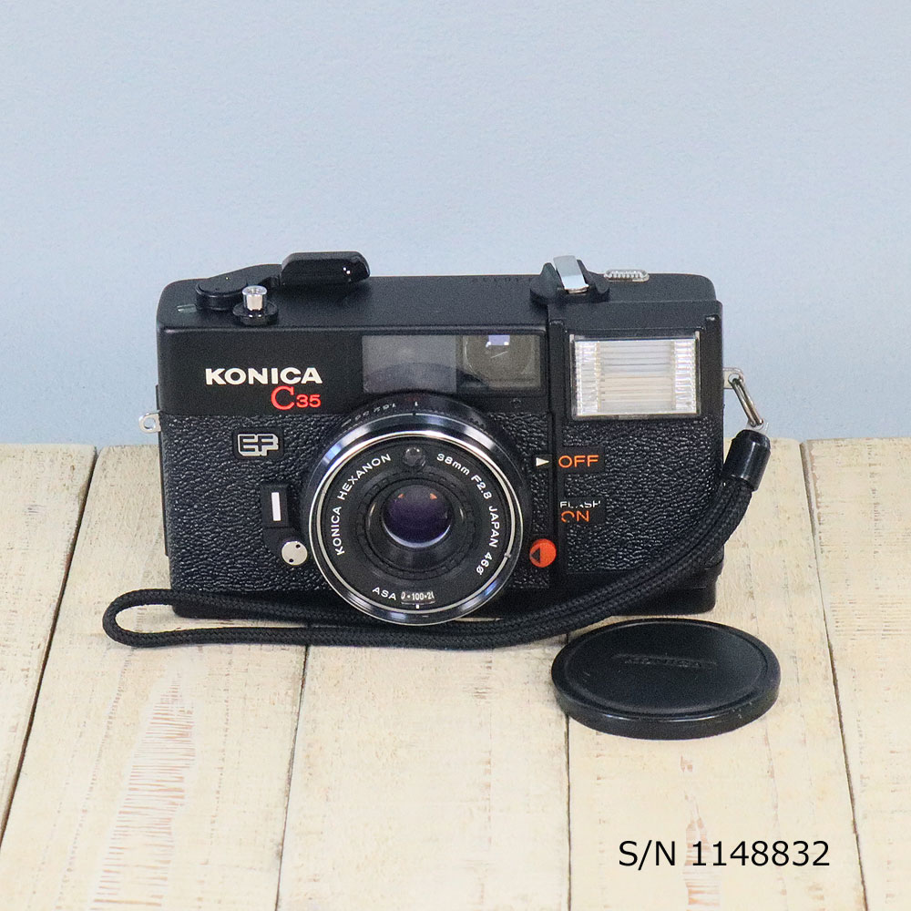 動作確認済 KONICA (コニカ) C35 EF 完動品 きれい フィルムカメラ コニカ
