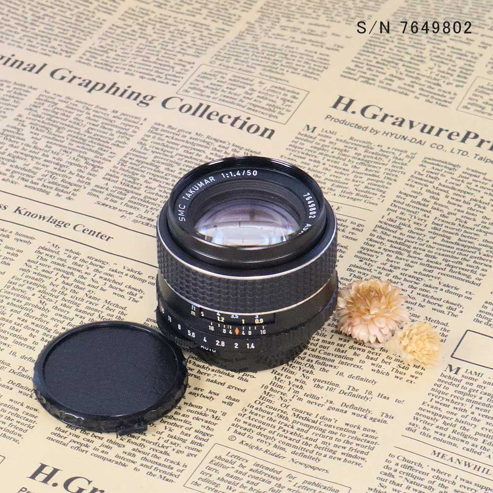 PENTAX SMC タクマー 50mm F1.4 M42マウント P33 【公式通販】