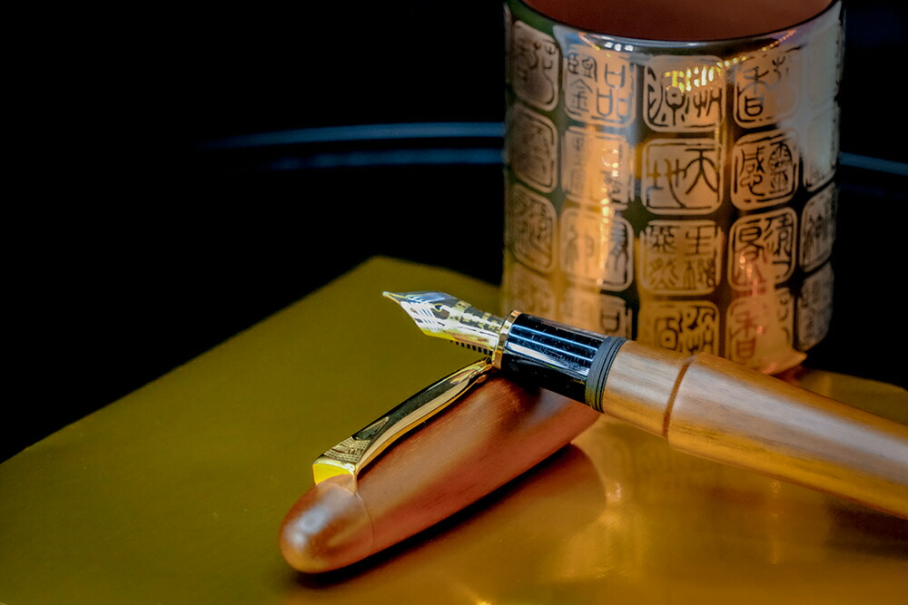 楽天市場】【プラチナ万年筆×三田三昭堂】 元禄将軍 オリジナル 万年筆