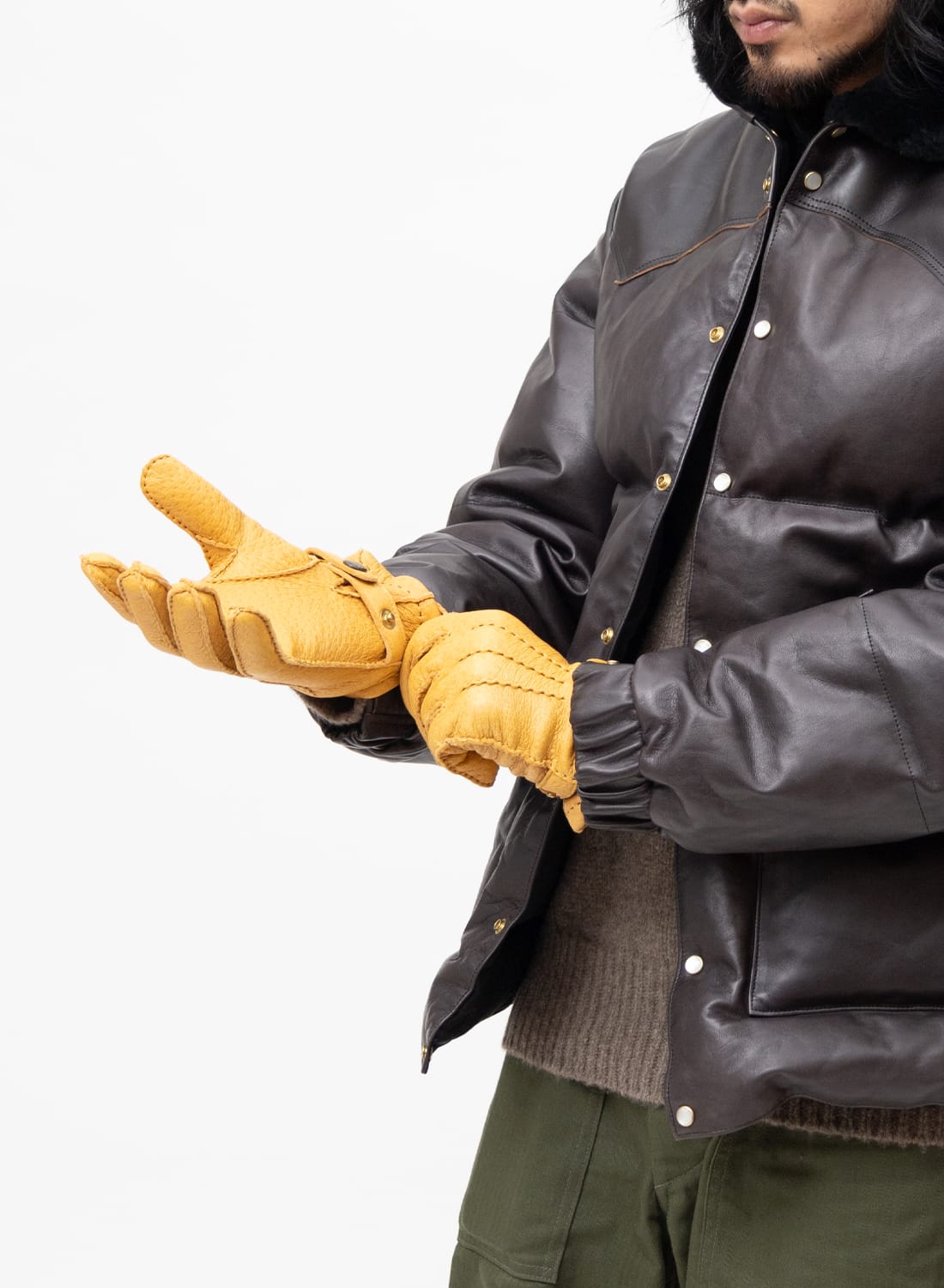 デンツ ペッカリー ブラック ハンプトン カシミア製ライニング DENTS