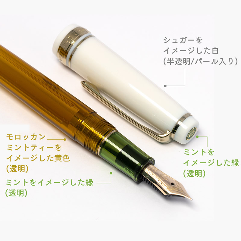 限定】セーラー万年筆 世界のティータイム＃3 モロッカンミントティー