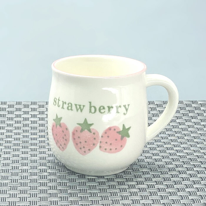 楽天市場】イチゴ マグカップ 220cc マグ カップ コップ コーヒー 日本