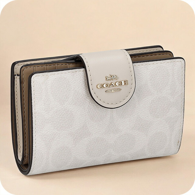 コーチ 二つ折り財布 レディース ブランド COACH CW786 ホワイト