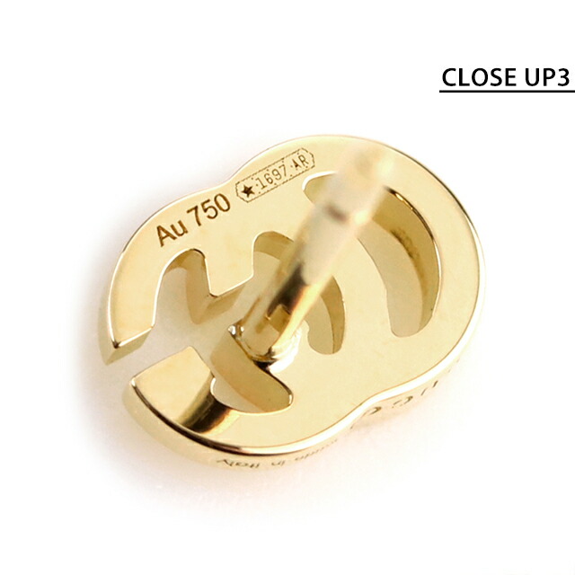 グッチ ピアス メンズ レディース ブランド GGランニング 18Kイエロー