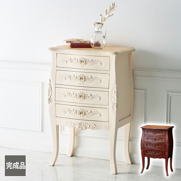 楽天市場】【手彫り仕上げ】天然木マホガニーのアンティーク調チェスト