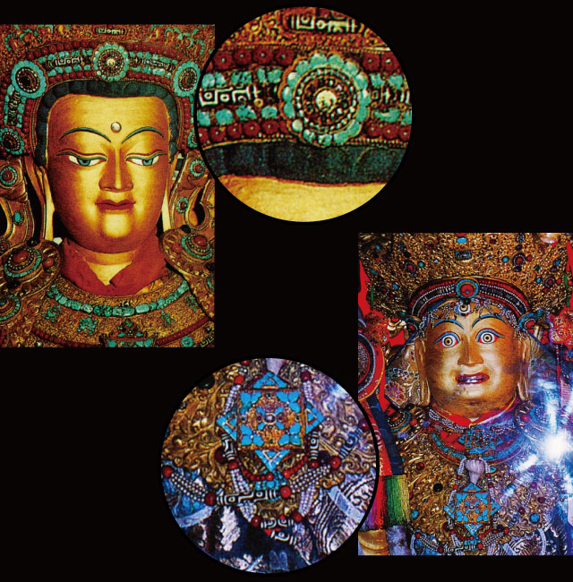 天珠チベット　古珠 中国 仏教　美術　骨董約10mm(黒G9) チベット高級天珠 逆十二眼天珠2粒SET 30×10mm : 天然石のお店Sun