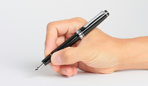 セーラー万年筆 プロフェッショナルギア スリム 銀 万年筆 ブラック