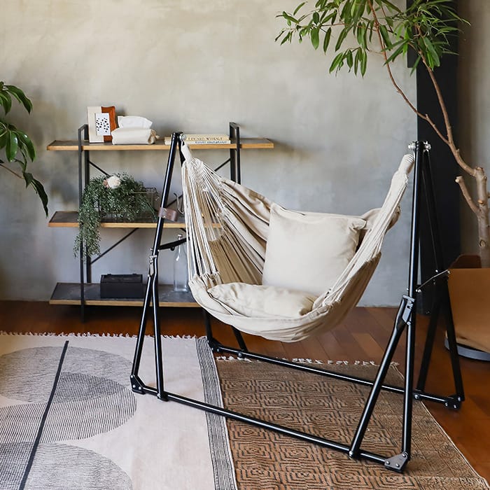 楽天市場】【ポイント10倍！11日23:59まで】ハンモック 自立式 3way