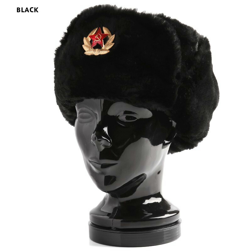 楽天市場】【最短即日発送】新品 ロシア軍実物製造工場製 兵用防寒帽