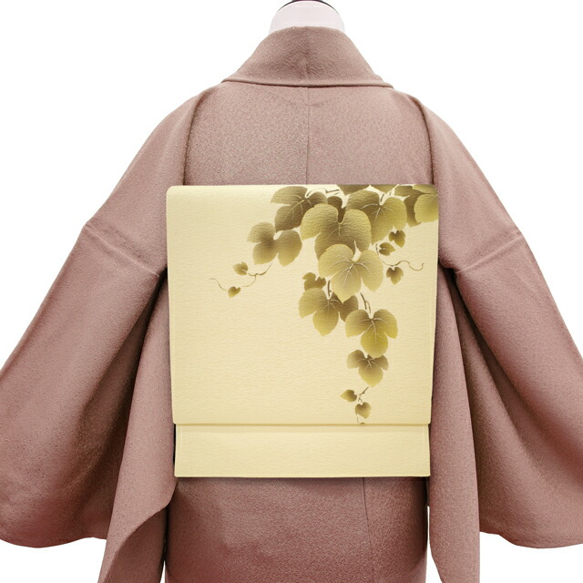 楽天市場】【新古品】 名古屋帯 未使用 正絹 菅有鬼一 東京友禅作家