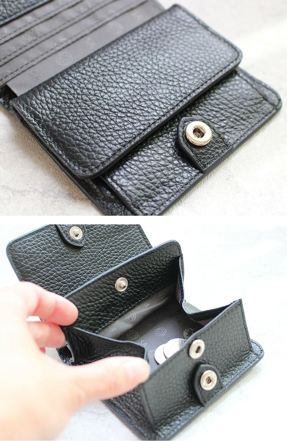 HIDEZO様 サロンドアルファード東京 清水幸子 コラボ 折り財布 レザー