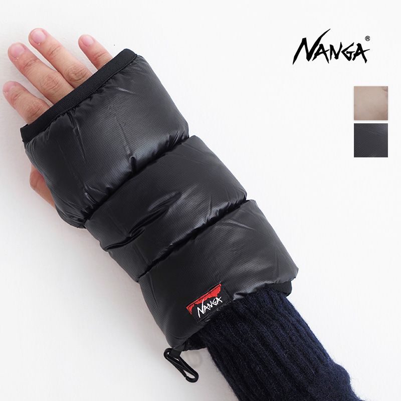 NANGA ナンガ ND2343-3Z307 ダウンフィンガーレスグローブ 手袋 アーム