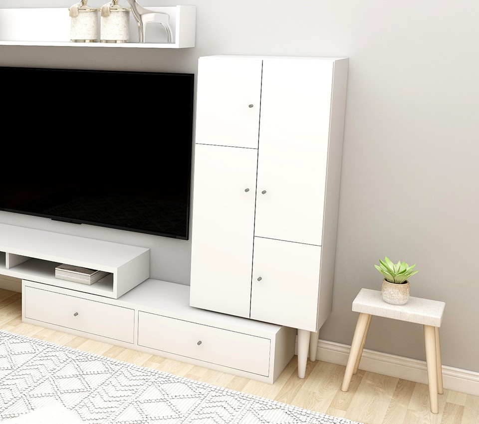 MKM イーセンアーレン③/3 テレビキャビネット左サイド書棚 MKM イー