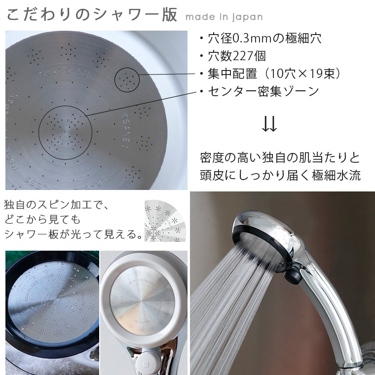 楽天市場】シャワーヘッド 節水「RAINYMETALLIC」レイニーメタリック