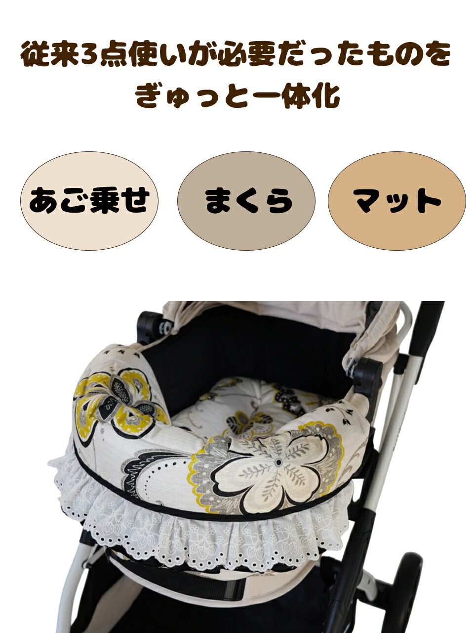 楽天市場】3in1 ペットカート クッション あごのせ ペットベッド