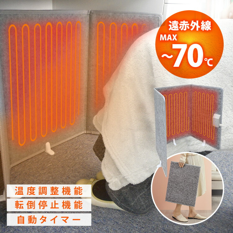 楽天市場】送料無料(一部地域を除く) 新発売！ 【パネル ヒーター3面