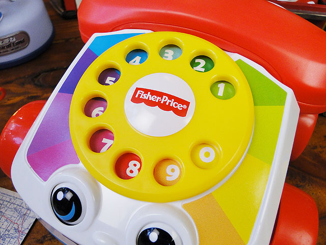 楽天市場】フィッシャープライス社 チャターフォン アメリカン雑貨
