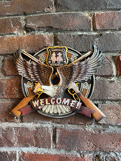 楽天市場】シルバー イーグル ウォールオブジェ 壁飾り ウエスタン