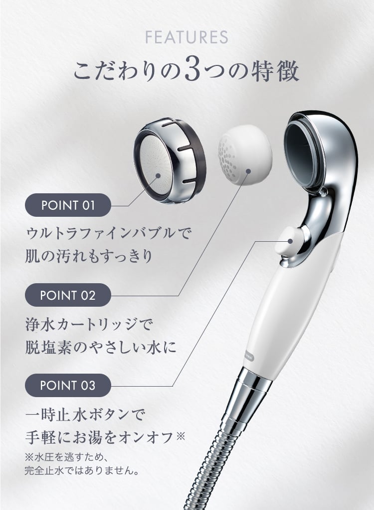 楽天市場】【TVCM公開中】クリンスイ シャワーヘッド 浄水シャワー