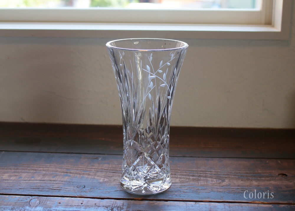 楽天市場】ボヘミア グラス ブルーム 花瓶25.5cm ラスカボヘミア