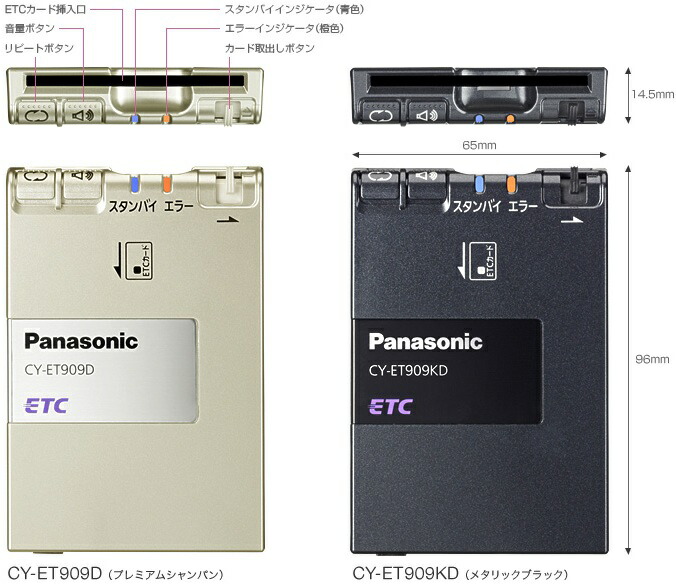 楽天市場】パナソニック CY-ET909KDZ アンテナ分離型ETC車載器 【単品