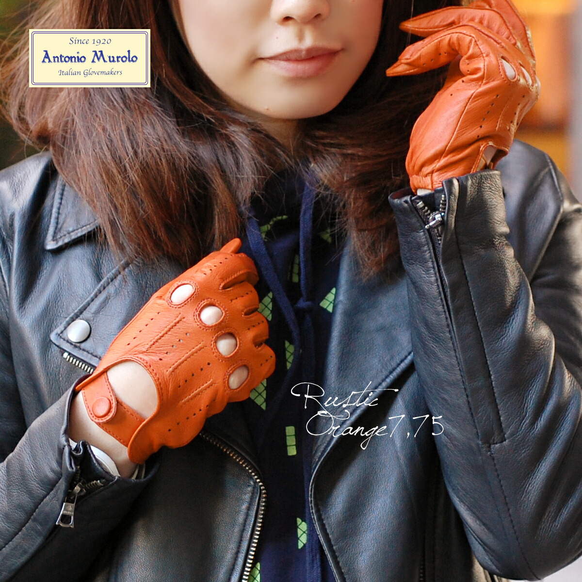 本革 レザードライビンググローブ Saks Fifth Avenue Mサイズ 本革