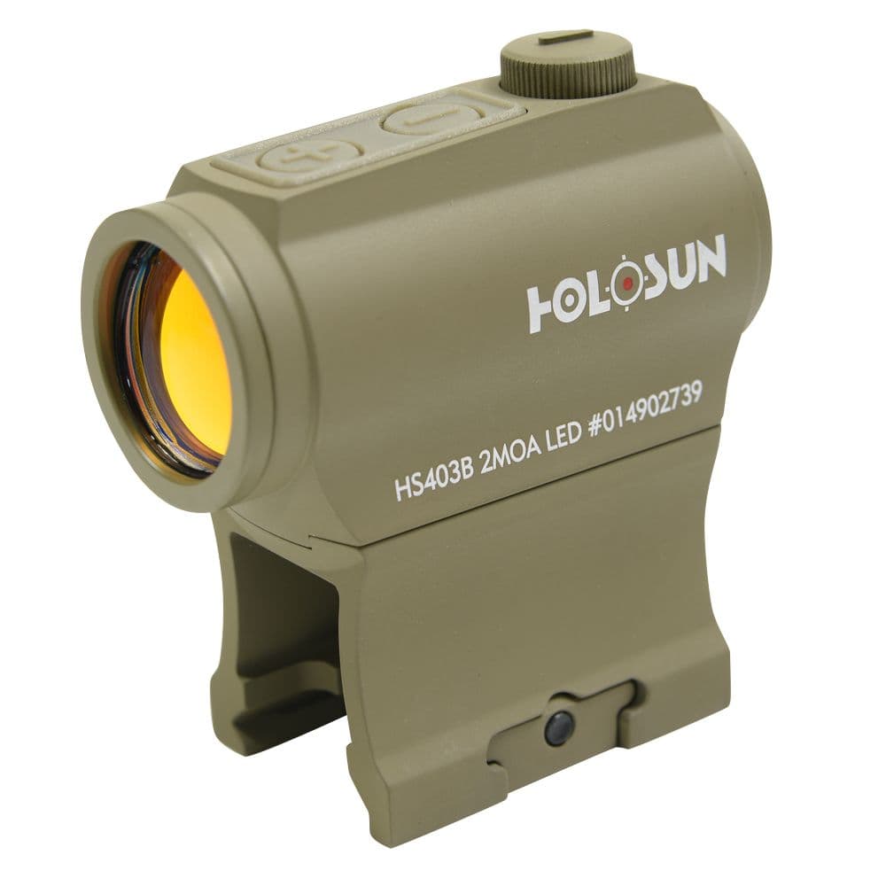 楽天市場】HOLOSUN ドットサイト HS403B 照準器 LED 2MOA [ フラット