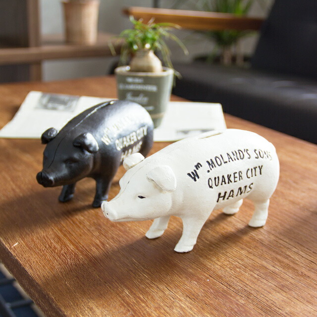 インテリアショップe-goods / 貯金箱 Hams Standing Pig Bank