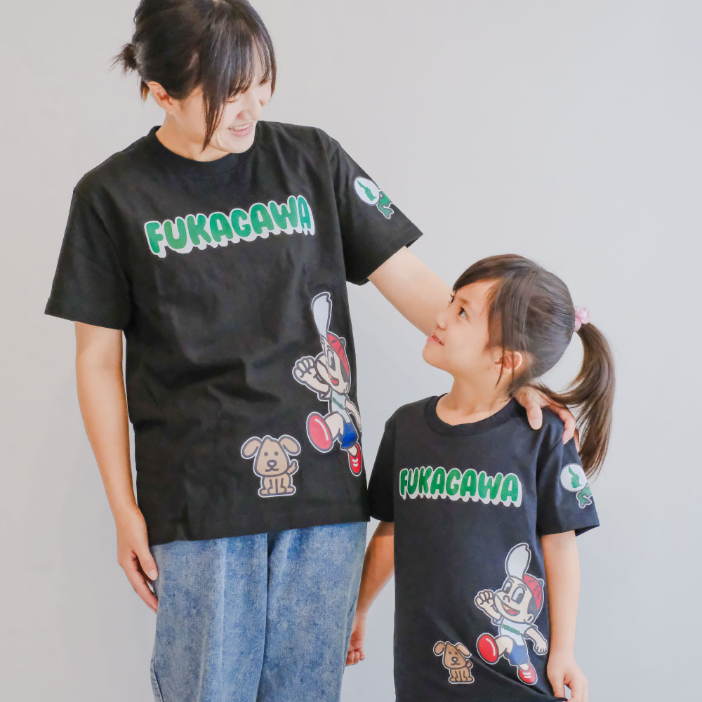 楽天市場】【ふるさと納税】FUKAGAWA オリジナルTシャツ ブラック