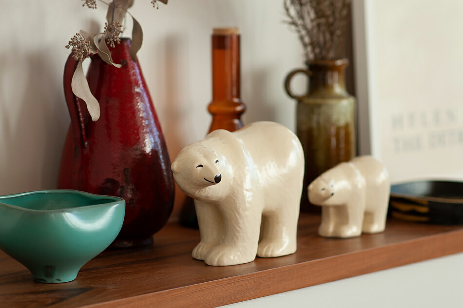 シロクマ（リサ・ラーソン／Lisa Larson） フリーデザイン ｜ 北欧