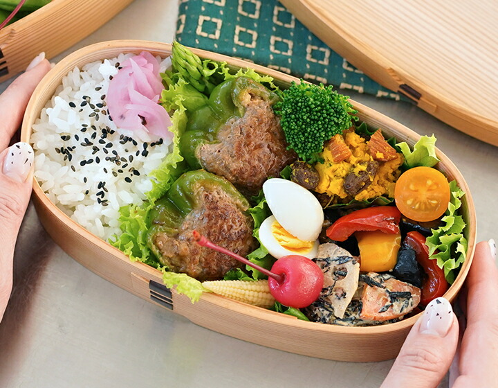 楽天市場】曲げわっぱ 弁当箱 小判型キッズ 栗久 わっぱ弁当 国産 日本