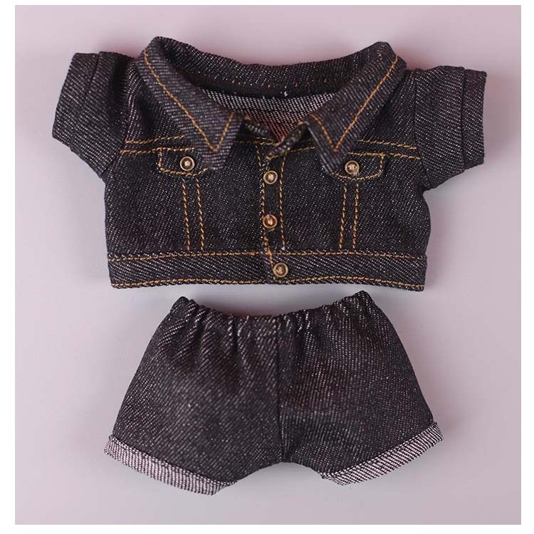 楽天市場】 ぬいぐるみ用 服 上下セット 10cm デニムジャケット