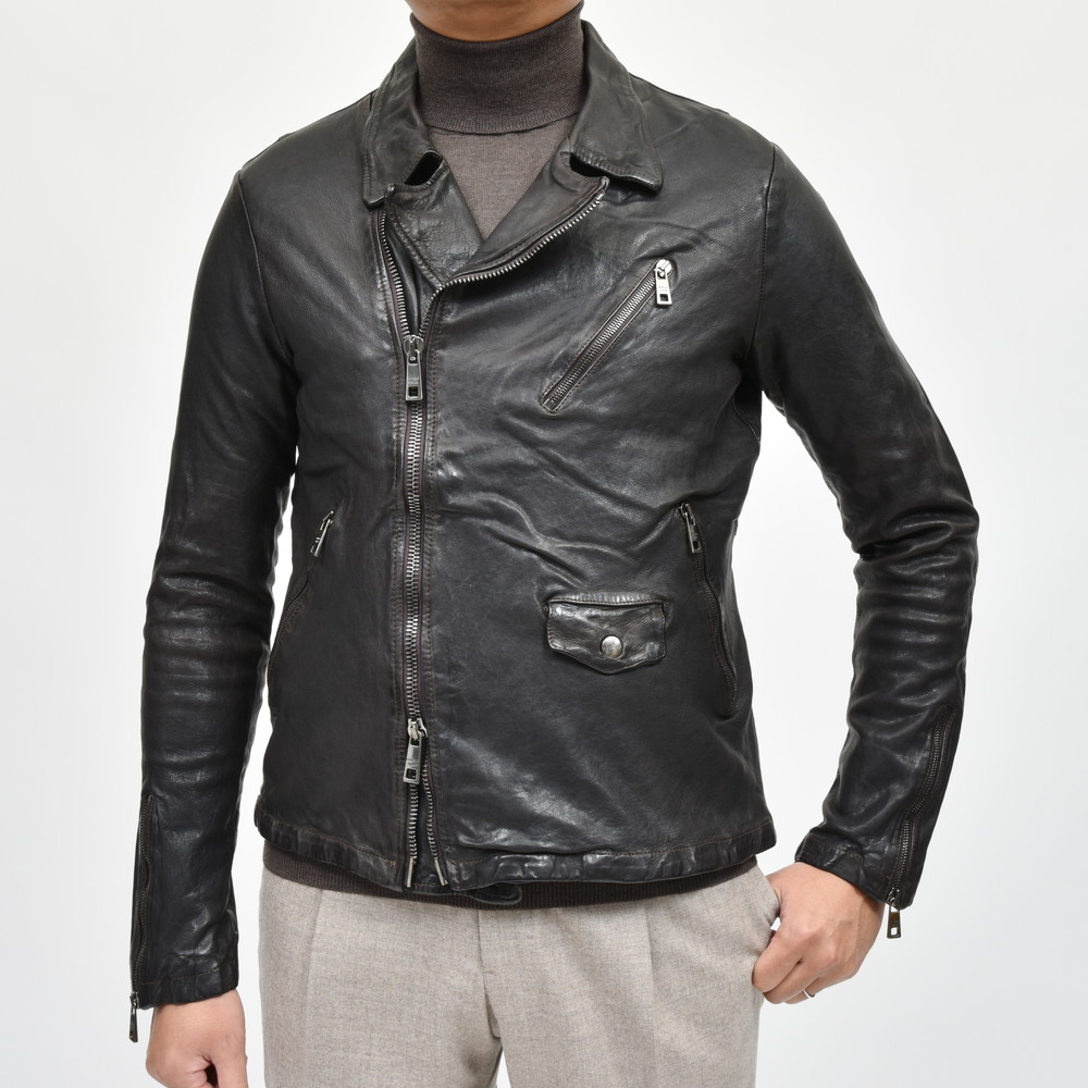 GIORGIO BRATO（ジョルジオ ブラート）ガーメントダイラムレザーダブル