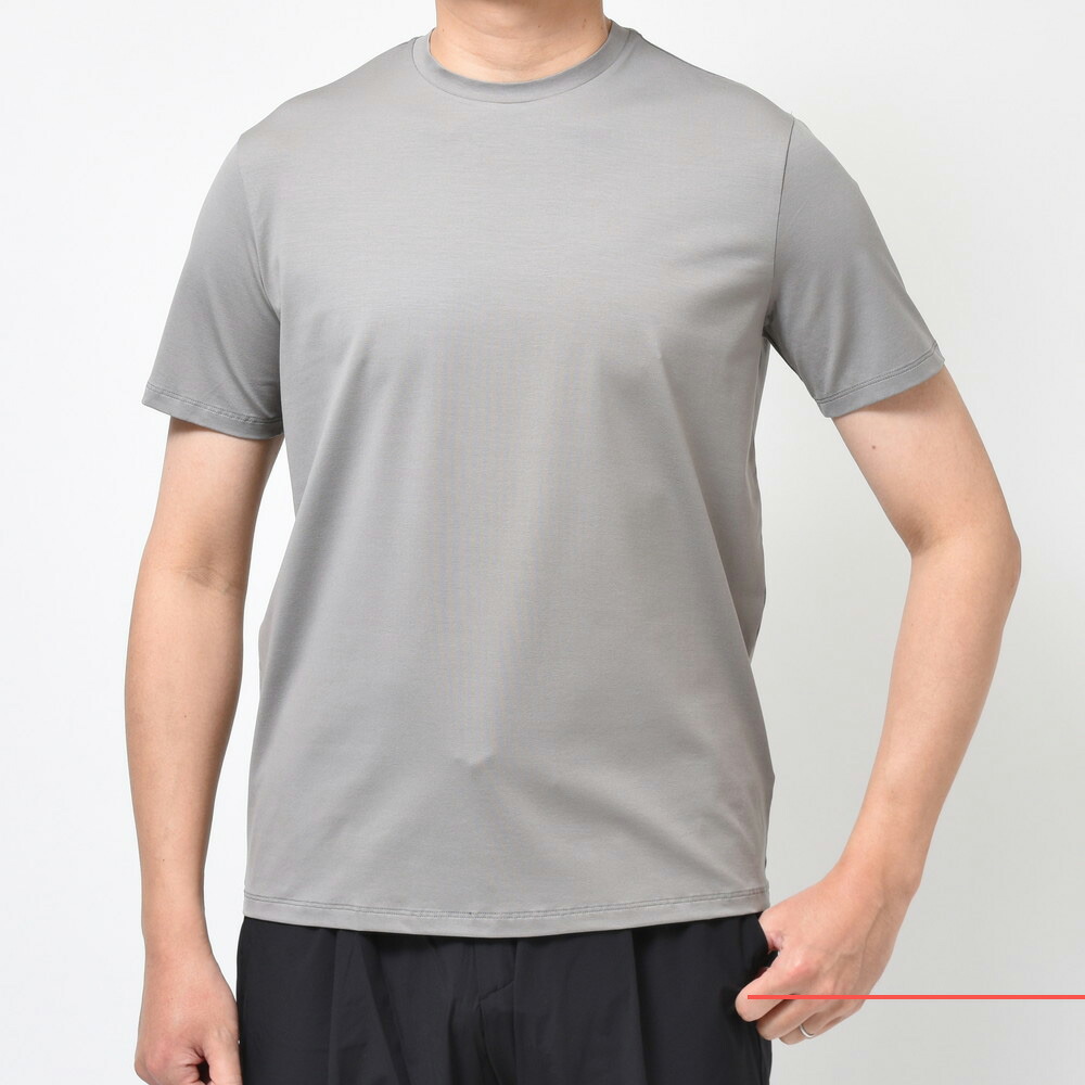 HERNO（ヘルノ）ストレッチコットンジャージS/Sクルーネックカットソー