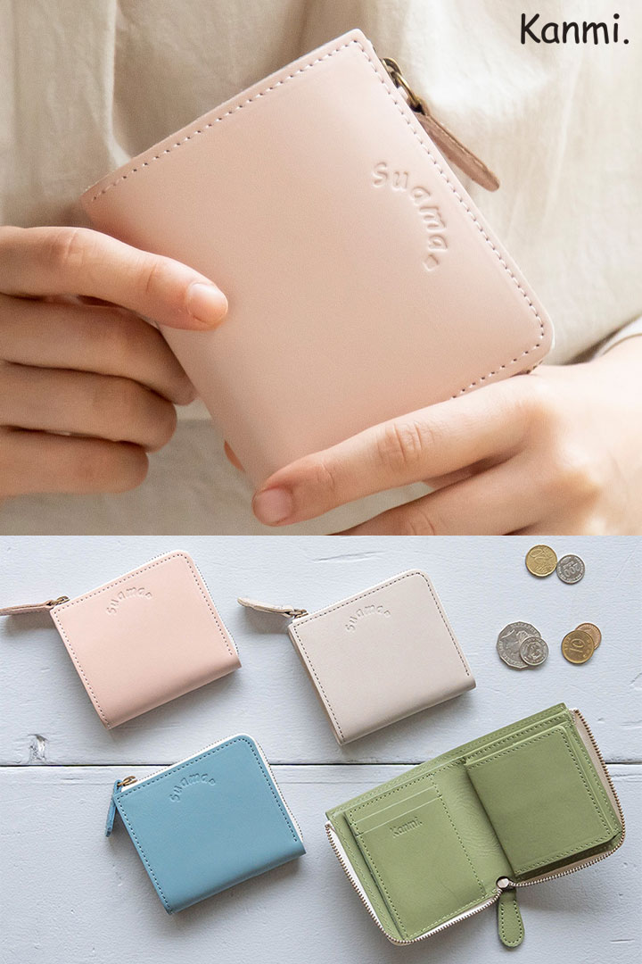 新品未使用】kanmiカンミ⭐︎suama ショートウォレット ピンク楽天市場