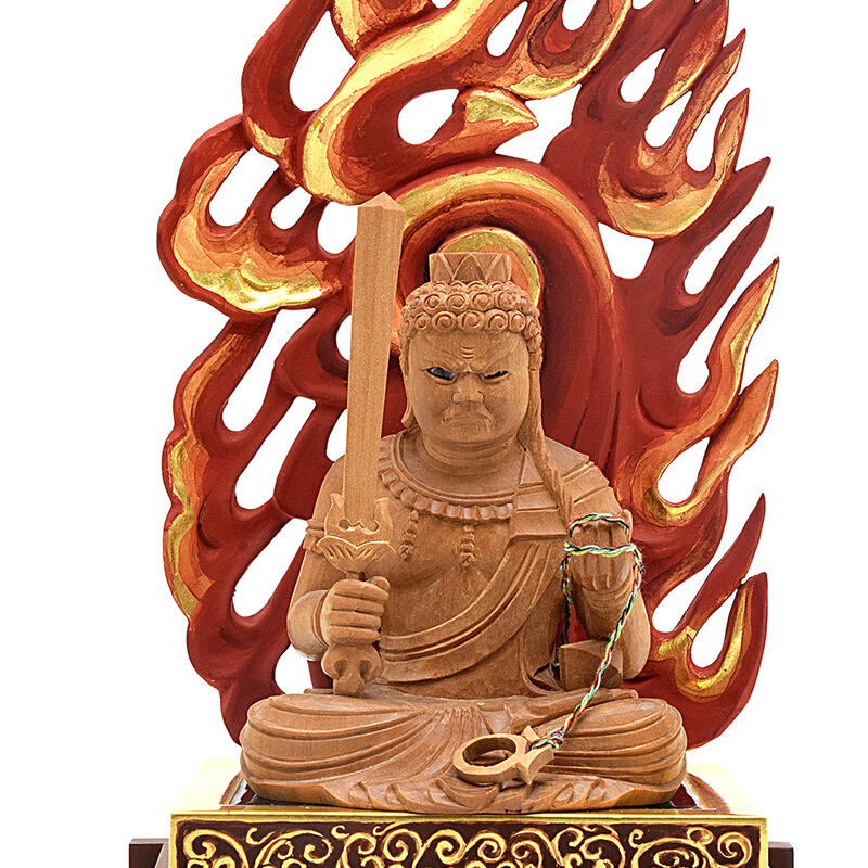 楽天市場】【仏像】不動明王像 2寸5分（高さ約25.8cm）【日本製／国産