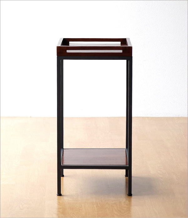 楽天市場】花台 木製 チーク材 アイアン フラワースタンド 玄関 室内