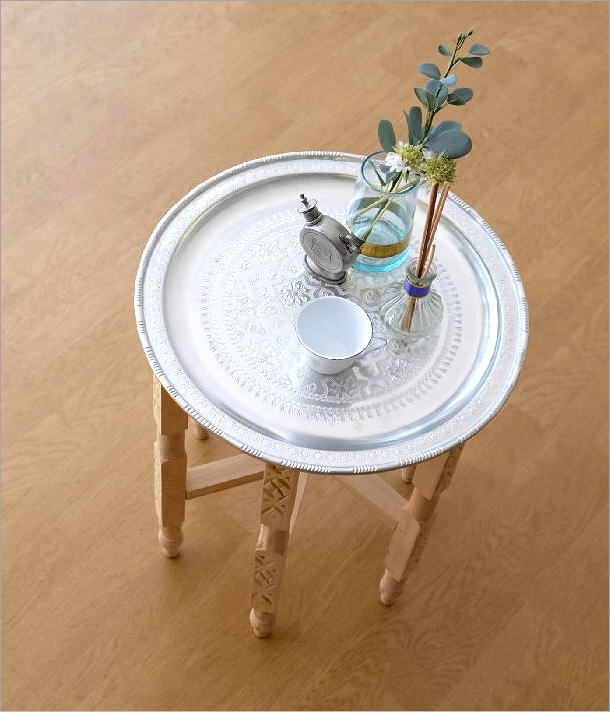 楽天市場】トレイテーブル アルミトレー サイドテーブル おしゃれ