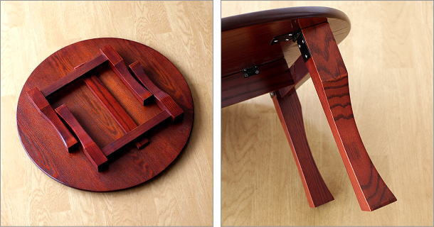 楽天市場】ちゃぶ台 円卓 60cm おしゃれ 和 丸テーブル 和風