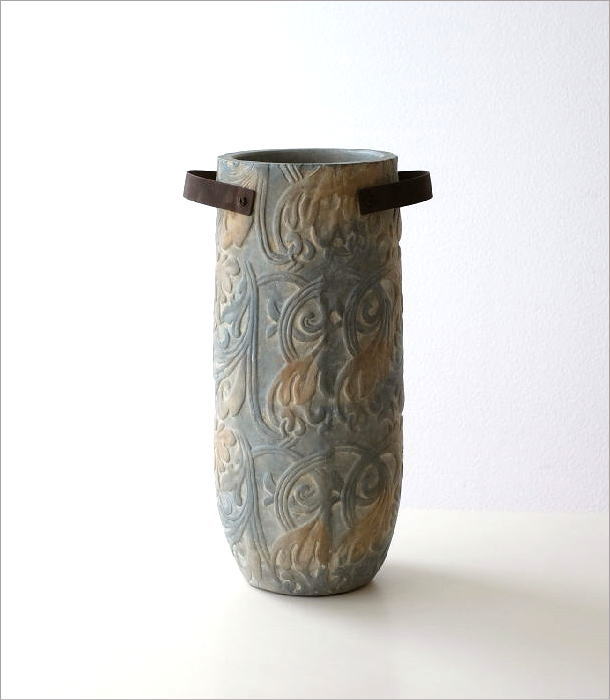 楽天市場】花瓶 おしゃれ 陶器 フラワーベース 花器 幅25×高さ41cm