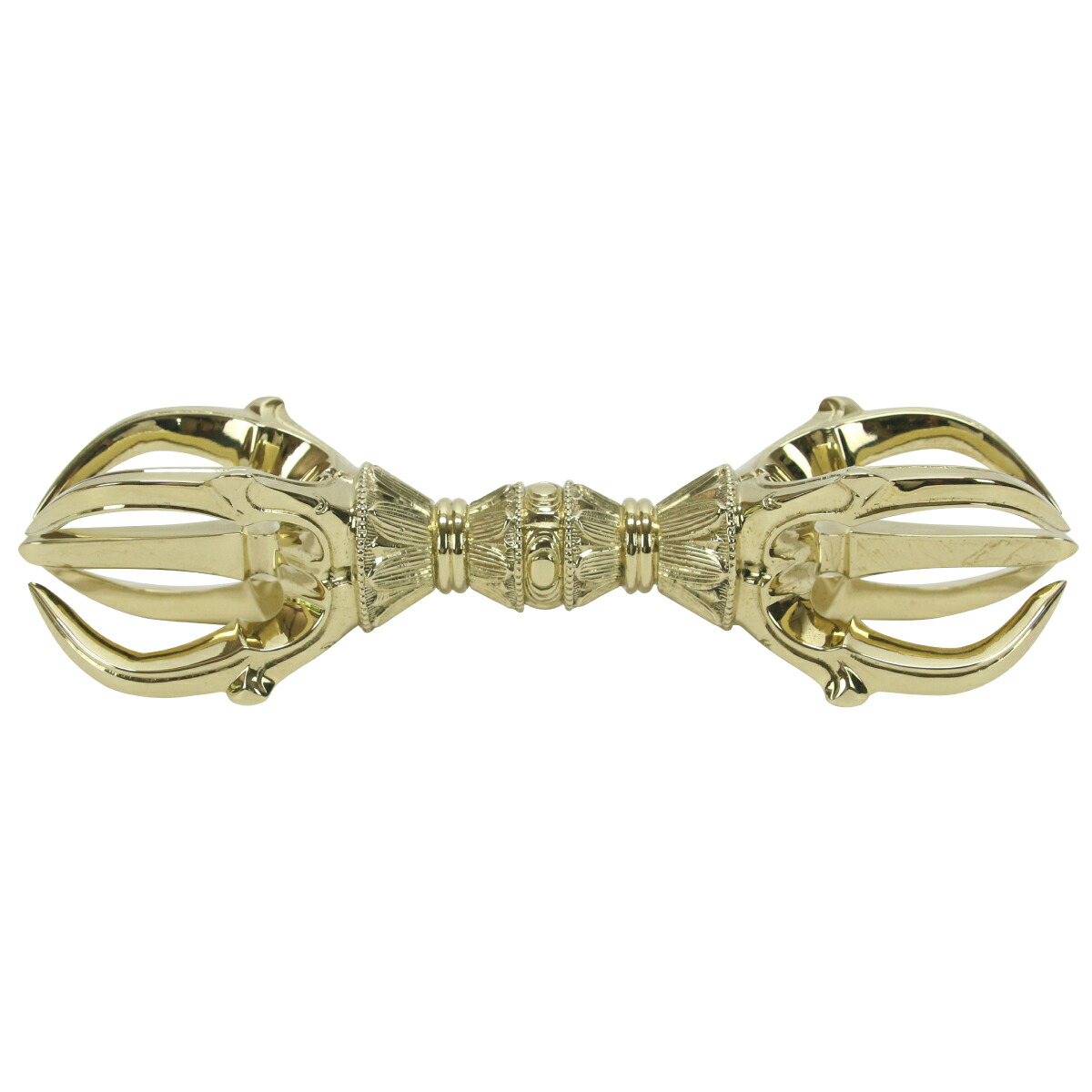 楽天市場】五鈷杵 13.8cm 中サイズ 真言宗 密教法具 金剛杵 真鍮 日本