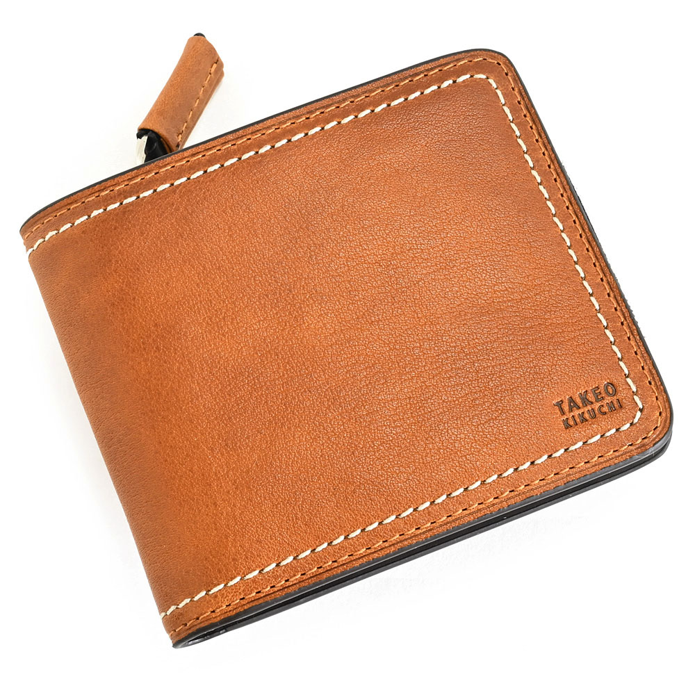 楽天市場】タケオキクチ 財布 二つ折り財布 L字ファスナー 横型