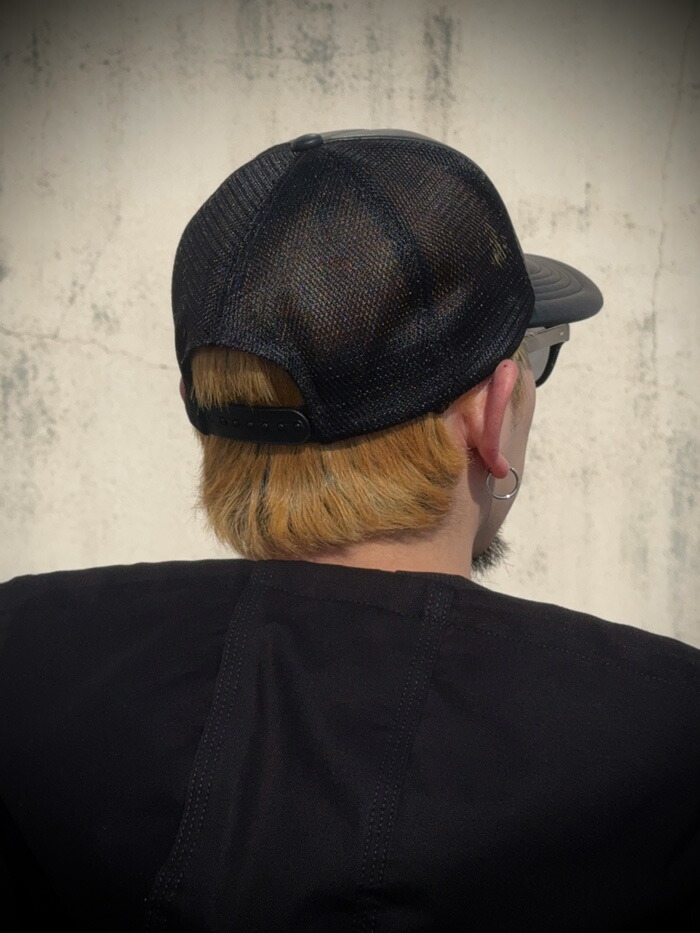 COOTIE(クーティー) Faux Leather 5 Panel Mesh Cap