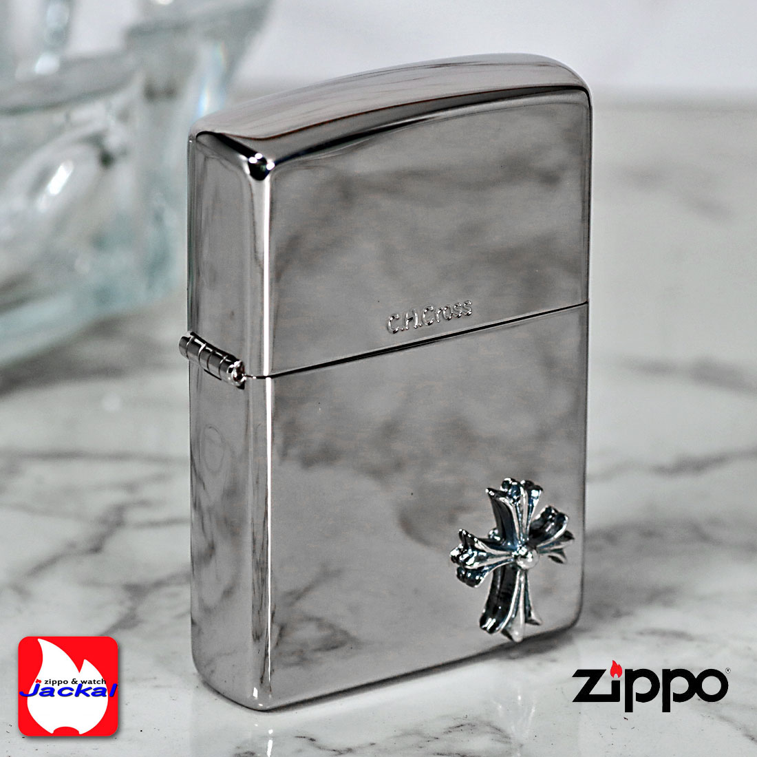 楽天市場】ジッポ ライター zippo ZIPPO 限定 シルバークロスメタル