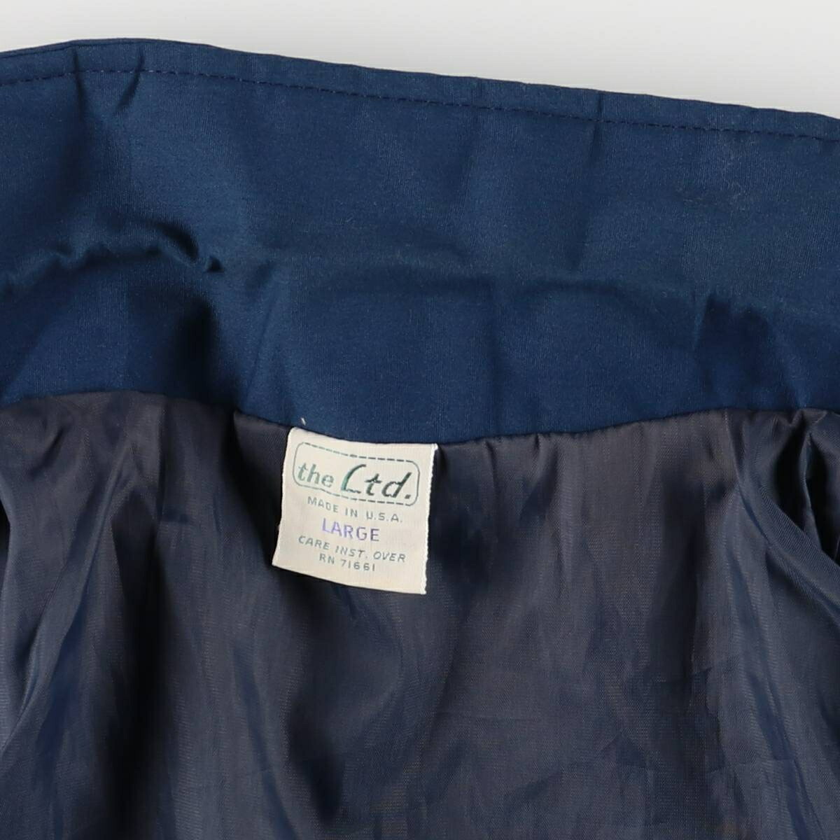 古着 80～90年代 the Ltd. ワイドカラー ブルゾン USA製 メンズL相当