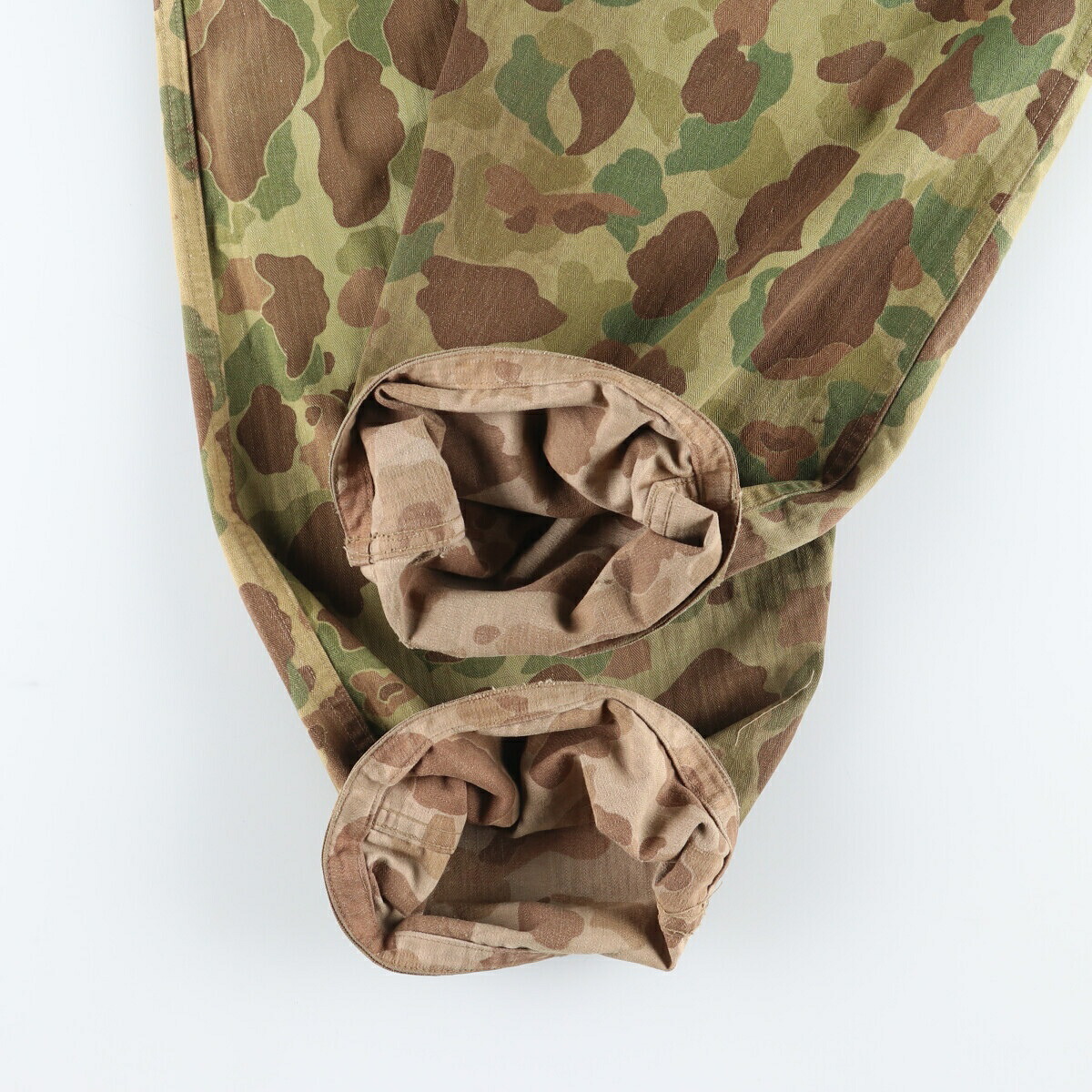 古着 40年代 米軍実品 USMC P-1994 ダックハンターカモ 迷彩柄 HBT