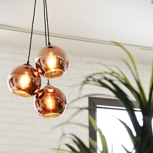 楽天市場】ペンダントライト 照明 ガラス シェード 3灯 [SAN MARCO